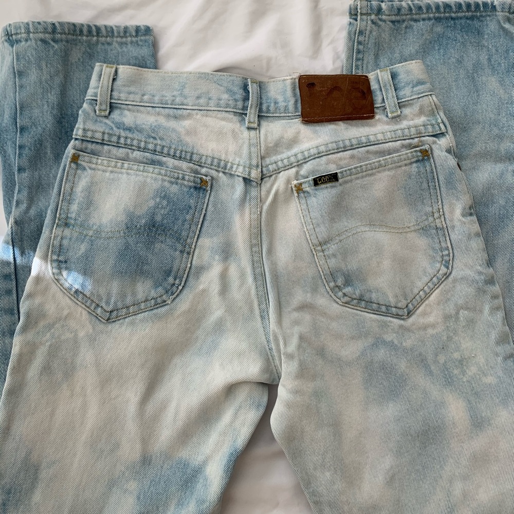 VINTAGE LEE ACID WASH JEANS